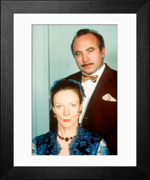 Framed Print : Maggie Smith actress with Bob Hoskins actor Dbase MSI Framed Print : Maggie Smith actress with Bob Hoskins actor Dbase MSI