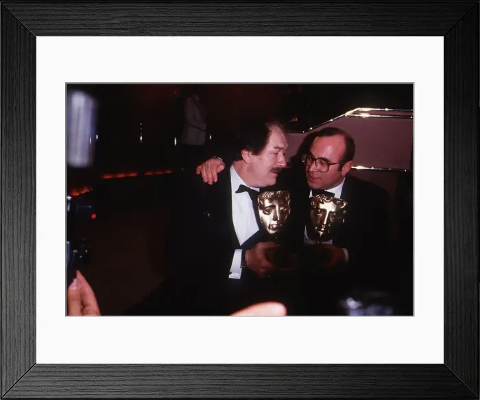 Framed Print : Bob Hoskins Actor with Michael Gambon at the BAFTA Awards Dbase MSI Framed Print : Bob Hoskins Actor with Michael Gambon at the BAFTA Awards Dbase MSI