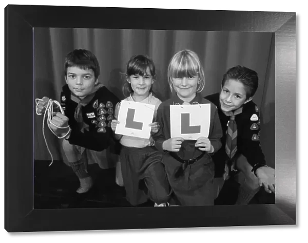 Honleys Southgate Theatre - Trainee magicians with L Plates. 6th December 1991