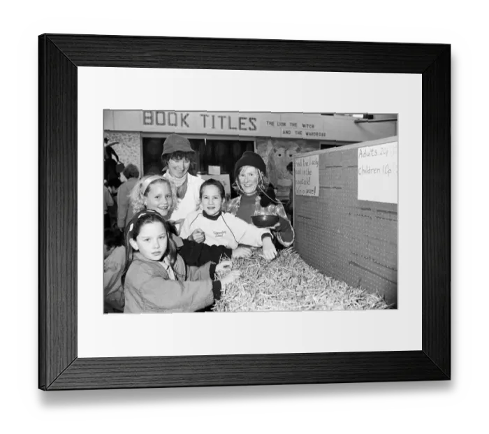 Framed Print : Upperthong School Christmas Fair - Needle in a Haystack. 7th December 1991 Framed Print : Upperthong School Christmas Fair - Needle in a Haystack. 7th December 1991
