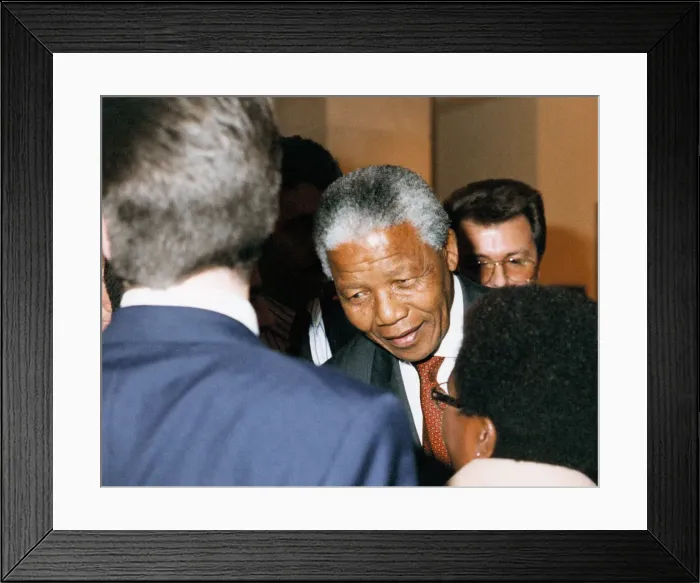Framed Print : Nelson Rolihlahla Mandela. Mandela served 27 years in prison Framed Print : Nelson Rolihlahla Mandela. Mandela served 27 years in prison