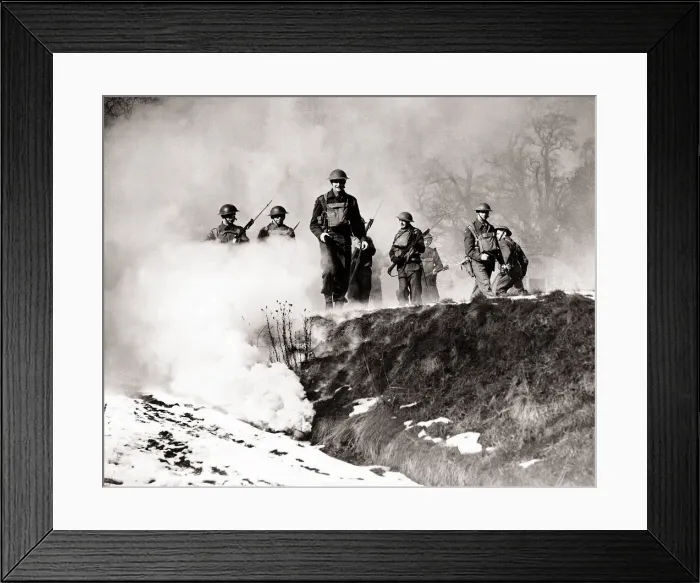 Framed Print : Parachute Troops - February 1941 Special Air Service at Ground Training Framed Print : Parachute Troops - February 1941 Special Air Service at Ground Training
