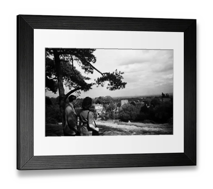 Framed Print : Views from Hampstead Heath, north London. Circa 1947