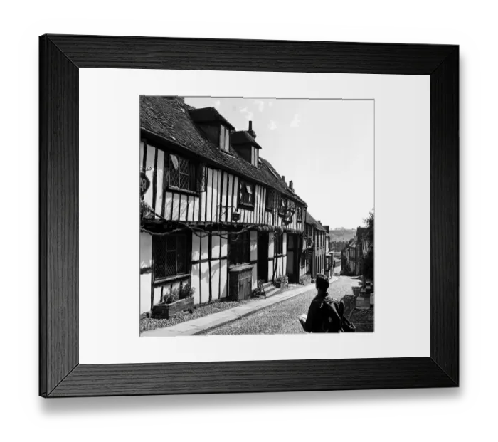 Framed Print : The Mermaid Inn on Mermaid Street in Rye, Sussex. 28th October 1952 Framed Print : The Mermaid Inn on Mermaid Street in Rye, Sussex. 28th October 1952