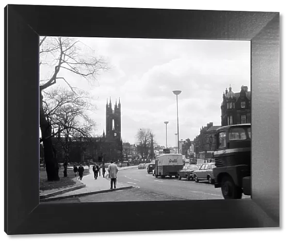General view of Newcastle, near the Civic Centre, Newcastle upon Tyne, Tyne and Wear