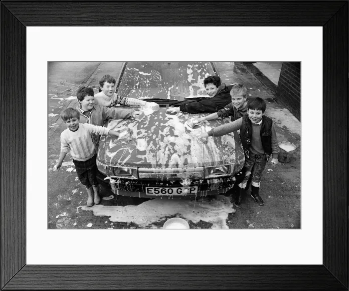 Framed Print : Boys from St Johns Church of England Junior and Infants School Framed Print : Boys from St Johns Church of England Junior and Infants School