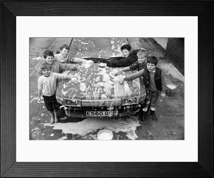 Framed Print : Boys from St Johns Church of England Junior and Infants School Framed Print : Boys from St Johns Church of England Junior and Infants School