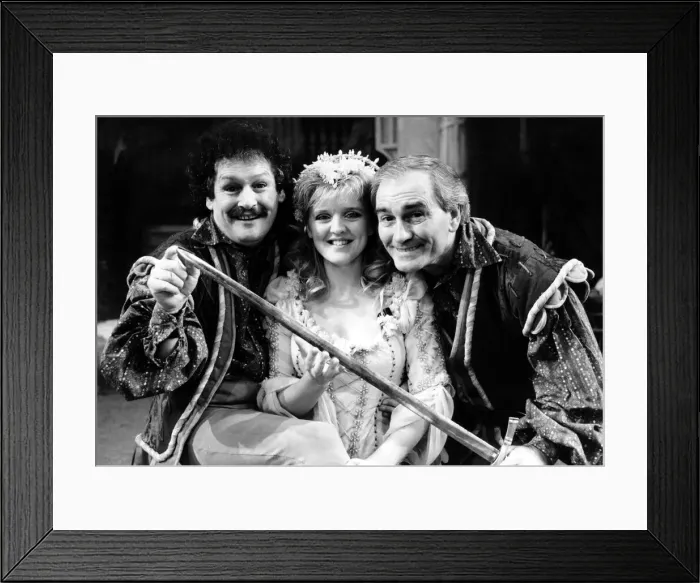 Framed Print : Cannon and Ball star as evil robbers in Babes in the Wood Framed Print : Cannon and Ball star as evil robbers in Babes in the Wood