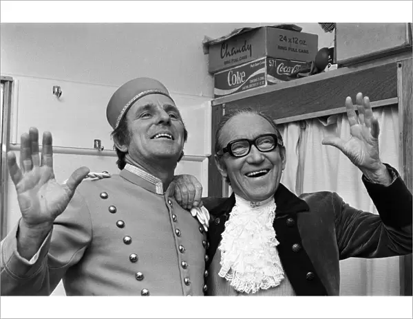 Arthur Askey and Dickie Henderson appear in Cinderella at the Birmingham Hippodrome