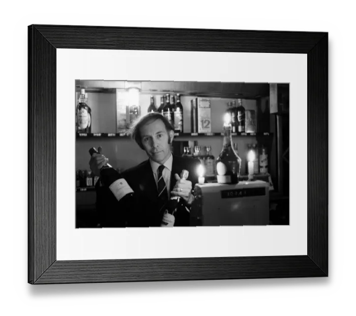 Framed Print : Wine shop, still open during blackout, selling wine by candlelight, Priory Ringway Framed Print : Wine shop, still open during blackout, selling wine by candlelight, Priory Ringway