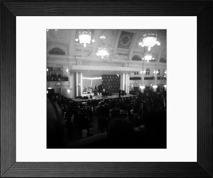Framed Print : Scenes at the Winter Gardens in Blackpool after riots broke out during the Rolling Stones Framed Print : Scenes at the Winter Gardens in Blackpool after riots broke out during the Rolling Stones