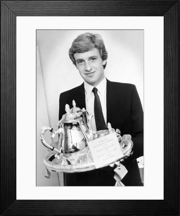Framed Print : Everton footballer Kevin Sheedy, voted Supporters Player of the Year Framed Print : Everton footballer Kevin Sheedy, voted Supporters Player of the Year