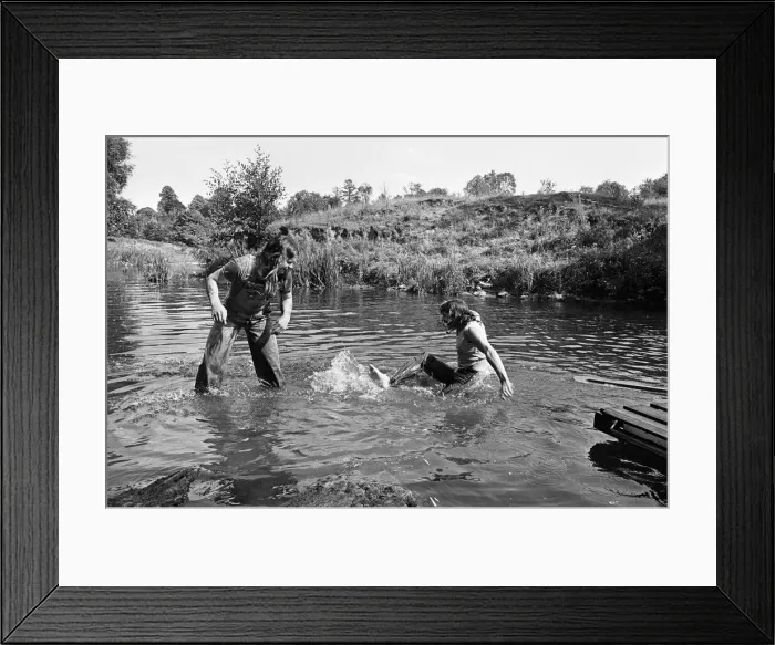 Framed Print : Black Sabbath rock group pictured at Monmouth, relaxing Framed Print : Black Sabbath rock group pictured at Monmouth, relaxing
