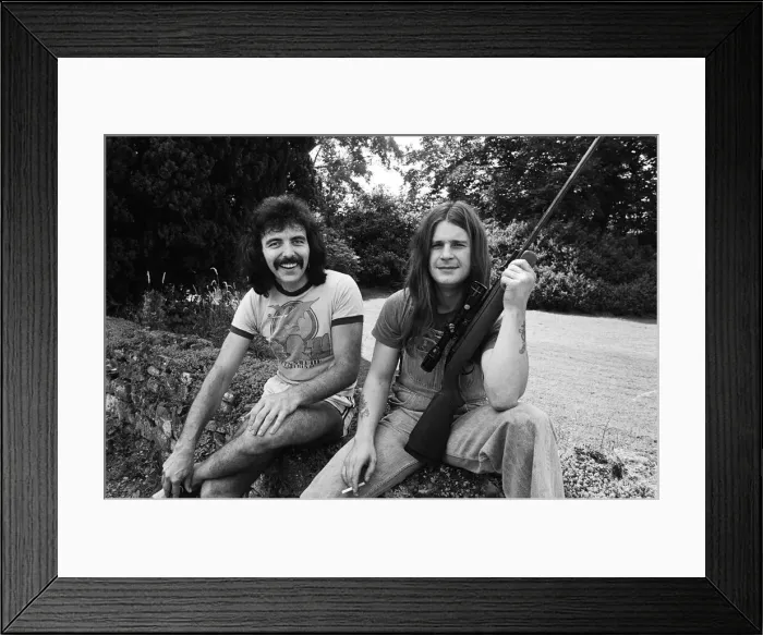 Framed Print : Members of Heavy Metal group Black Sabbath relaxing in the scenic Wye Valley Framed Print : Members of Heavy Metal group Black Sabbath relaxing in the scenic Wye Valley