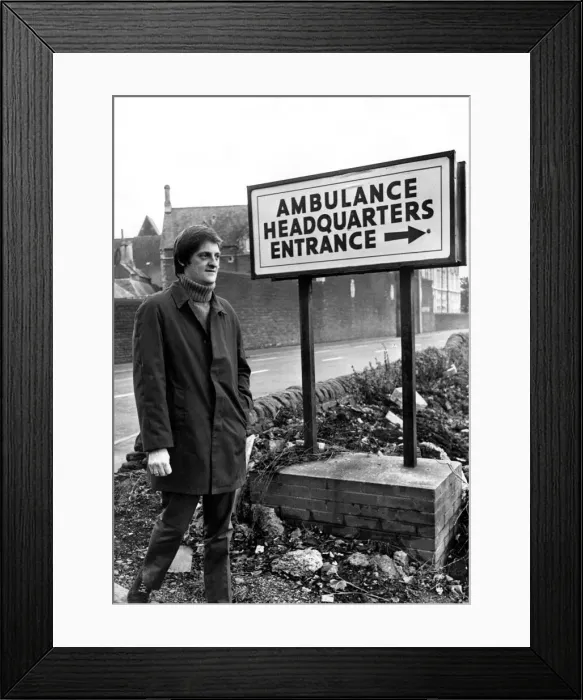 Framed Print : Cardiff Labour Councillor Derek Allinson is one of the volunteers who will drive