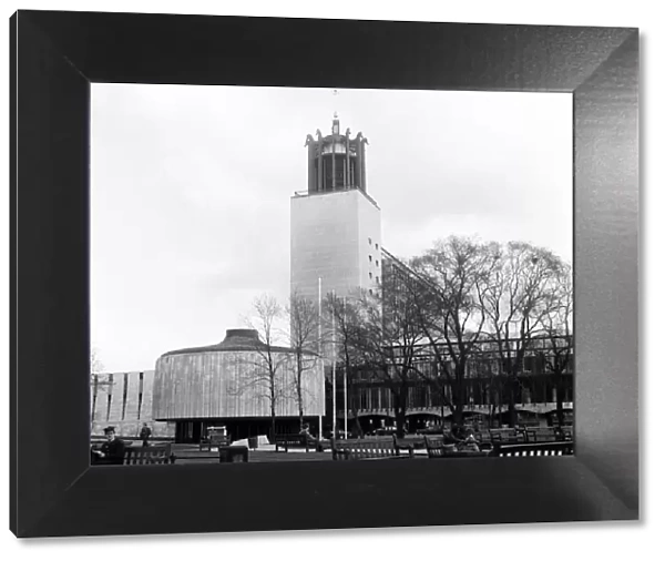 Newcastle Civic Centre, Newcastle upon Tyne, Tyne and Wear, circa 1970s