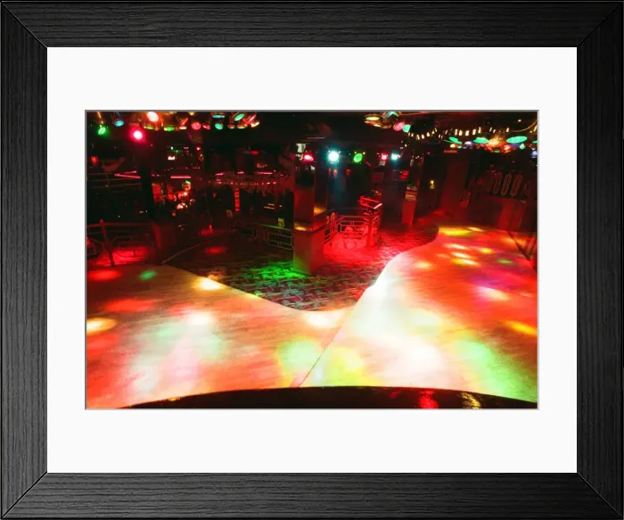 Framed Print : Interior of Pagoda Park nightclub in Smallbrook Queensway, Birmingham. 26th November 1992 Framed Print : Interior of Pagoda Park nightclub in Smallbrook Queensway, Birmingham. 26th November 1992
