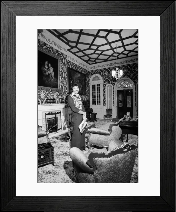 Framed Print : Tony Iommi, one of the founding members of the pioneering heavy metal band Black Sabbath