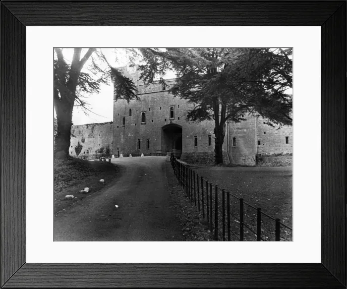 Framed Print : Caldicot Castle, Monmouth, southeast Wales, October 1973 Framed Print : Caldicot Castle, Monmouth, southeast Wales, October 1973