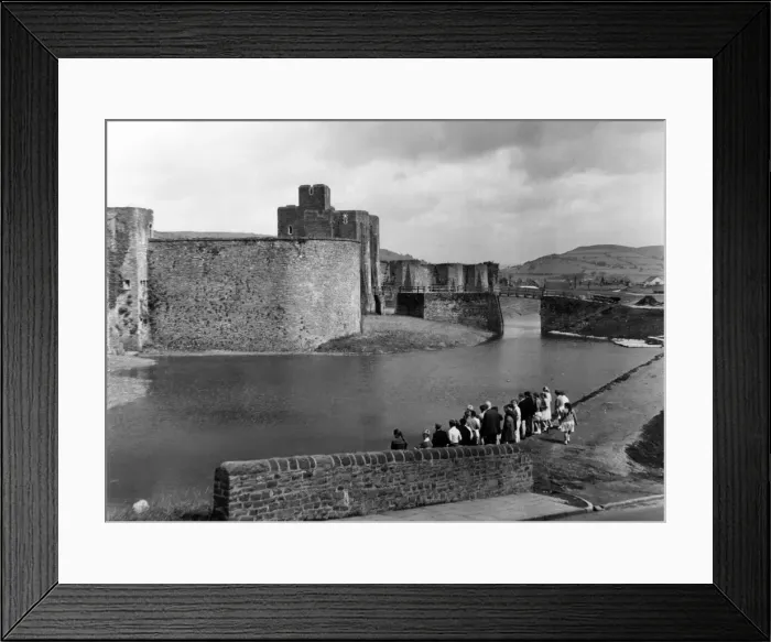 Framed Print : Caerphilly Castle, a medieval fortification in Caerphilly in South Wales. 21st June 1962 Framed Print : Caerphilly Castle, a medieval fortification in Caerphilly in South Wales. 21st June 1962
