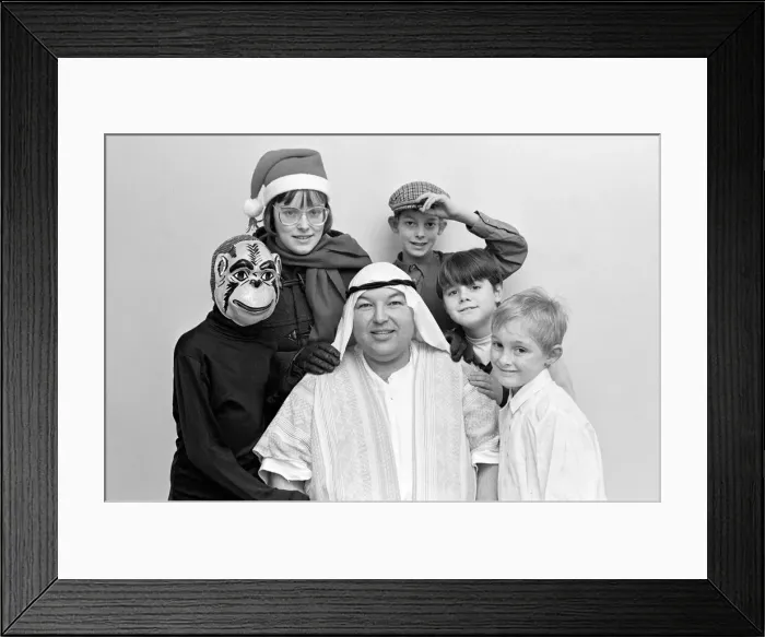Framed Print : Members of Huddersfield North ScoutOs Gang show are getting ready for their forthcoming