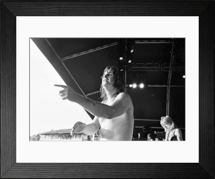 Framed Print : Ozzy Osbourne, former lead singer of Black Sabbath, pictured in concert Framed Print : Ozzy Osbourne, former lead singer of Black Sabbath, pictured in concert
