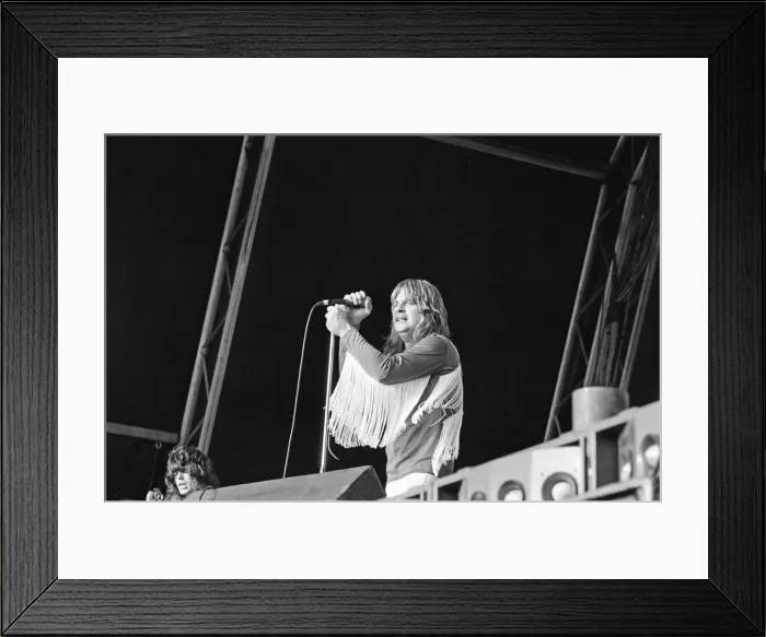 Framed Print : Ozzy Osbourne, former lead singer of Black Sabbath, pictured in concert Framed Print : Ozzy Osbourne, former lead singer of Black Sabbath, pictured in concert