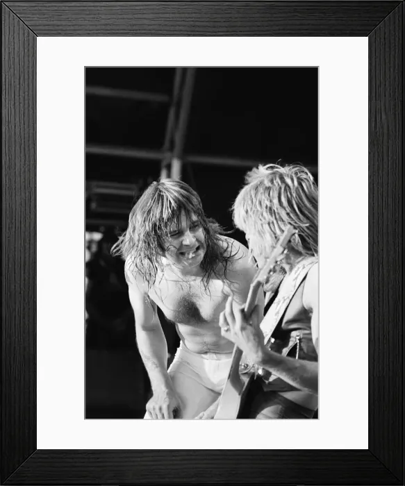 Framed Print : Lead singer Ozzy Osbourne, of Black Sabbath, pictured in concert. 3rd August 1981