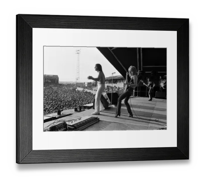 Framed Print : Ozzy Osbourne, former lead singer of Black Sabbath, pictured in concert