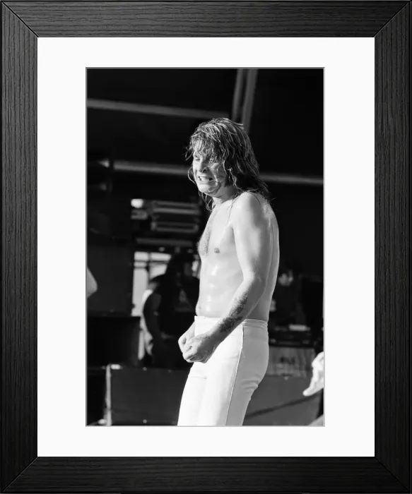 Framed Print : Ozzy Osbourne, former lead singer of Black Sabbath, pictured in concert Framed Print : Ozzy Osbourne, former lead singer of Black Sabbath, pictured in concert