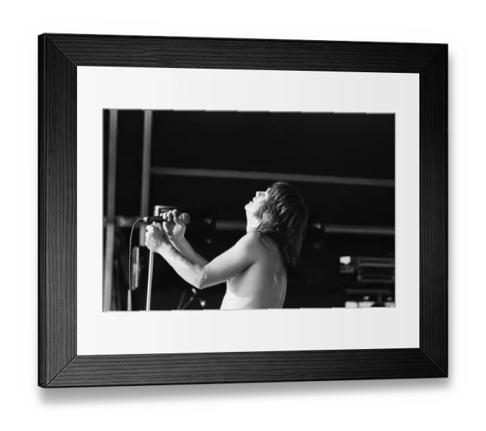 Framed Print : Lead singer Ozzy Osbourne, of Black Sabbath, pictured in concert. 3rd August 1981 Framed Print : Lead singer Ozzy Osbourne, of Black Sabbath, pictured in concert. 3rd August 1981
