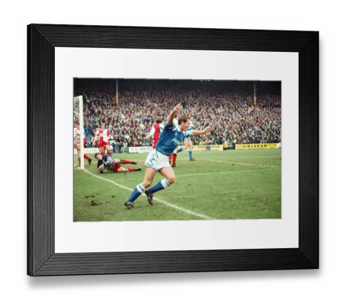 Framed Print : Birmingham City v Kidderminster Harriers, final score 2-1 to Kidderminster Harriers