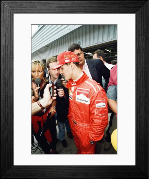 Framed Print : Michael Schumacher born 3 January 1969 is a retired German racing driver Framed Print : Michael Schumacher born 3 January 1969 is a retired German racing driver