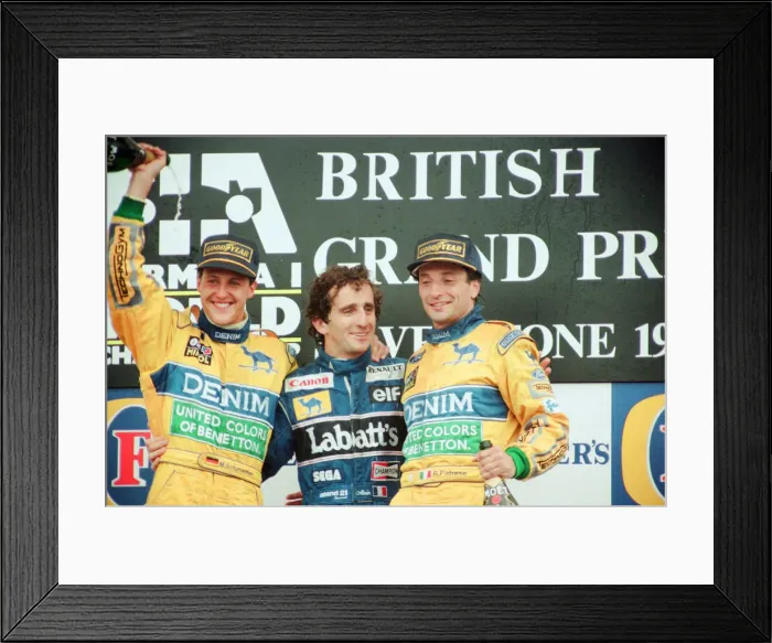 Framed Print : 1993 British Grand Prix at Silverstone. Sunday 11th July 1993 Framed Print : 1993 British Grand Prix at Silverstone. Sunday 11th July 1993