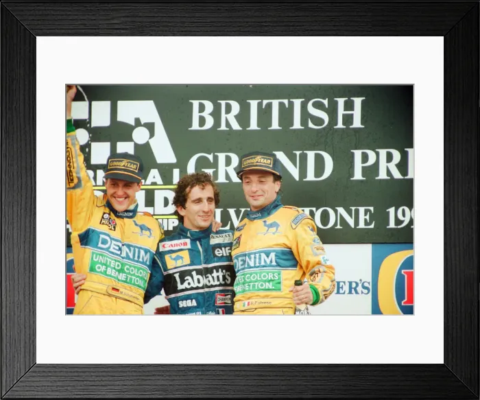 Framed Print : 1993 British Grand Prix at Silverstone. Sunday 11th July 1993 Framed Print : 1993 British Grand Prix at Silverstone. Sunday 11th July 1993