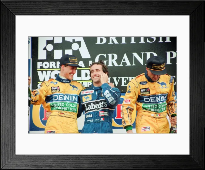 Framed Print : 1993 British Grand Prix at Silverstone. Sunday 11th July 1993 Framed Print : 1993 British Grand Prix at Silverstone. Sunday 11th July 1993