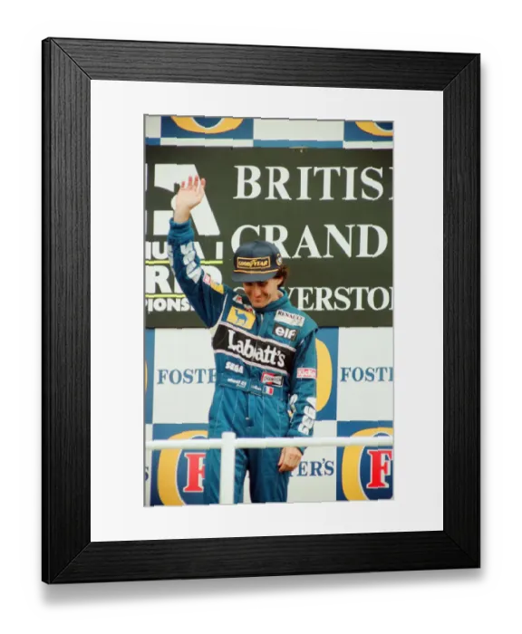 Framed Print : 1993 British Grand Prix at Silverstone. Sunday 11th July 1993