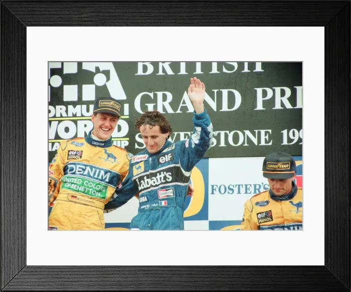 Framed Print : 1993 British Grand Prix at Silverstone. Sunday 11th July 1993 Framed Print : 1993 British Grand Prix at Silverstone. Sunday 11th July 1993