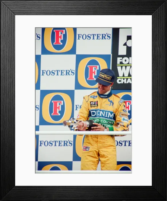 Framed Print : 1993 British Grand Prix at Silverstone. Sunday 11th July 1993 Framed Print : 1993 British Grand Prix at Silverstone. Sunday 11th July 1993