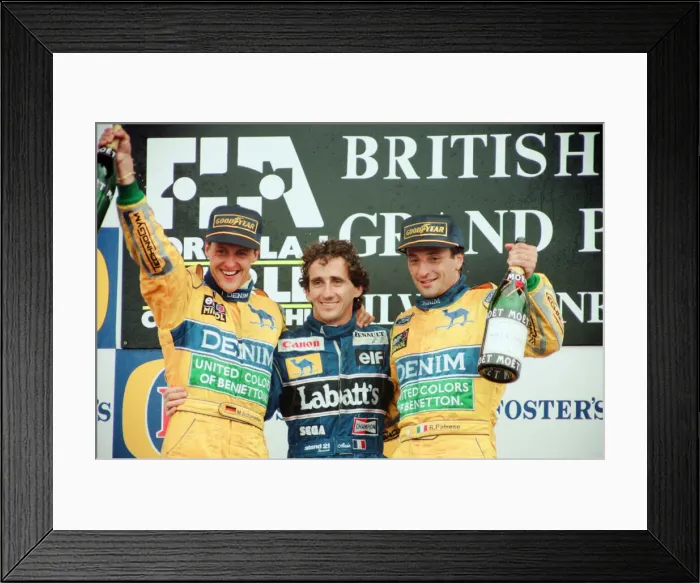 Framed Print : 1993 British Grand Prix at Silverstone. Sunday 11th July 1993 Framed Print : 1993 British Grand Prix at Silverstone. Sunday 11th July 1993