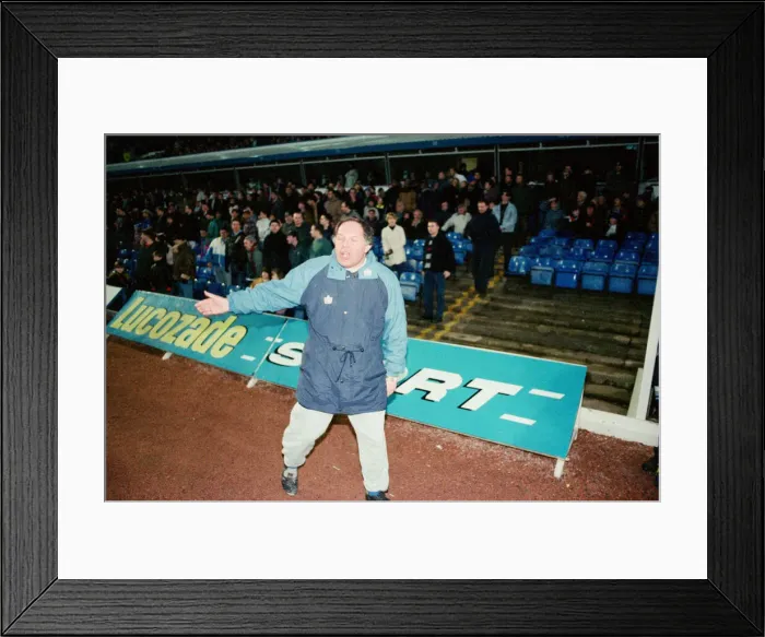 Framed Print : Birmingham City manager Barry Fry. Birmingham City v Kidderminster Harriers Framed Print : Birmingham City manager Barry Fry. Birmingham City v Kidderminster Harriers
