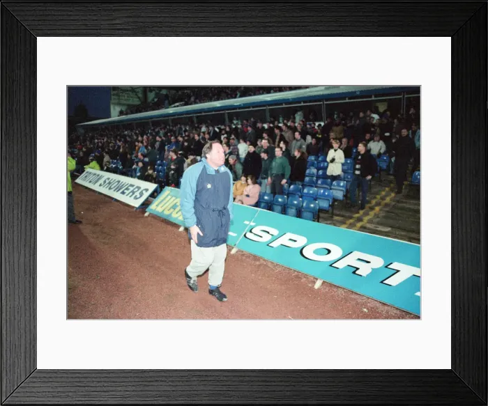 Framed Print : Birmingham City manager Barry Fry. Birmingham City v Kidderminster Harriers Framed Print : Birmingham City manager Barry Fry. Birmingham City v Kidderminster Harriers
