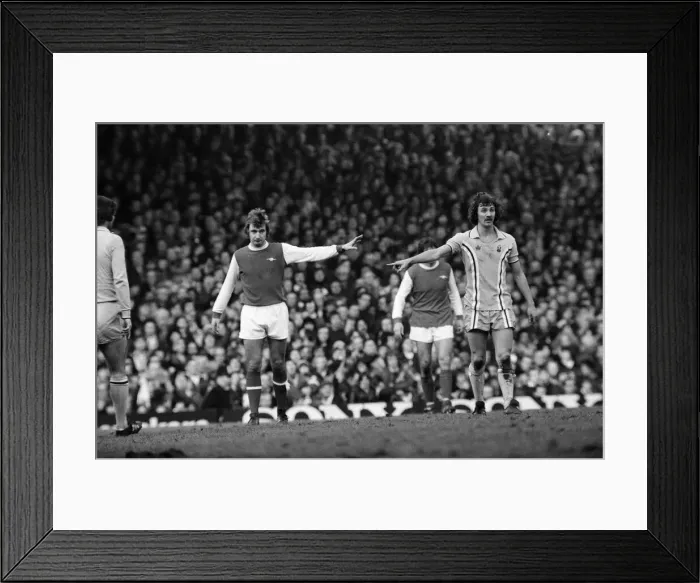Framed Print : Arsenal 3-1 Coventry City, FA Cup match at Highbury, Saturday 29th January 1977 Framed Print : Arsenal 3-1 Coventry City, FA Cup match at Highbury, Saturday 29th January 1977