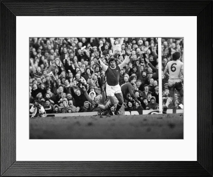 Framed Print : Arsenal 3-1 Coventry City, FA Cup match at Highbury, Saturday 29th January 1977 Framed Print : Arsenal 3-1 Coventry City, FA Cup match at Highbury, Saturday 29th January 1977