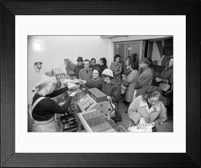 Framed Print : THE SEVENTIES were a time of strikes and, in December 1974 Framed Print : THE SEVENTIES were a time of strikes and, in December 1974