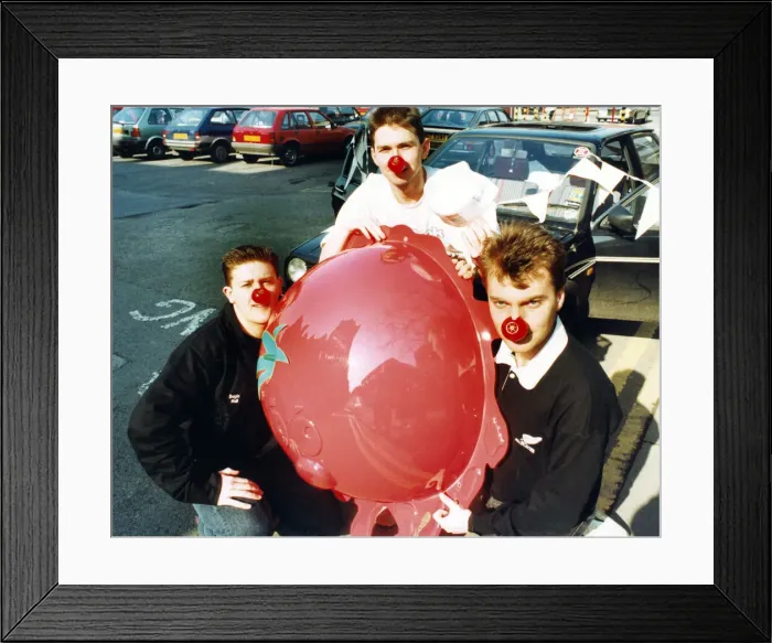 Framed Print : Students of Teesside University are to drive the 1, 100 miles round trip to Lands End in Framed Print : Students of Teesside University are to drive the 1, 100 miles round trip to Lands End in