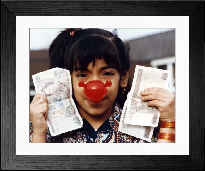 Framed Print : Shamila Elahi, eight, surprised the head teacher of Abingdon Junior School, Middlesbrough Framed Print : Shamila Elahi, eight, surprised the head teacher of Abingdon Junior School, Middlesbrough