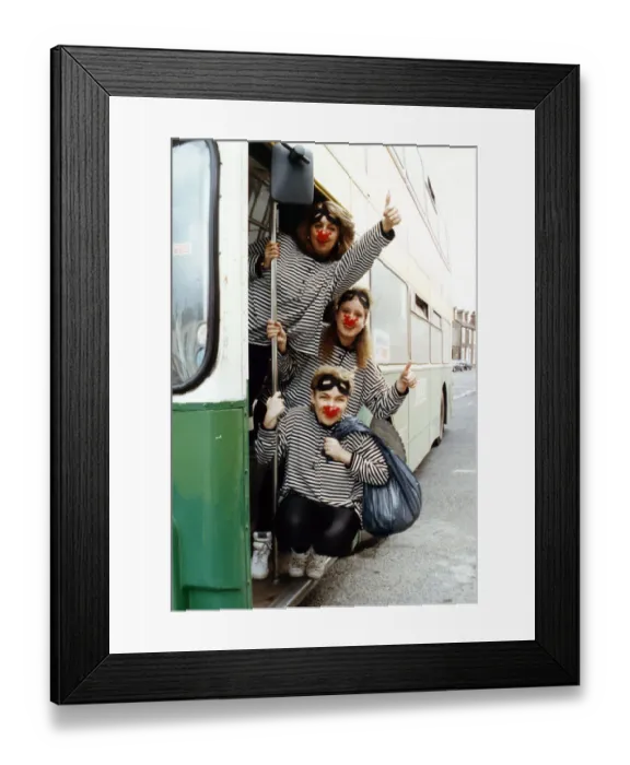 Framed Print : Its daylight robbery but you ve got to laugh at these girl Framed Print : Its daylight robbery but you ve got to laugh at these girl