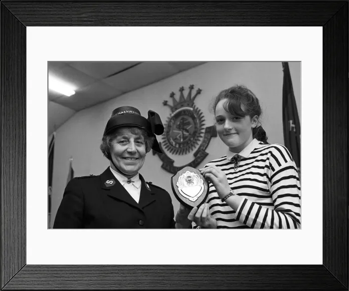 Framed Print : 13-year-old Catherine Porter was top prize-winner at the Brighouse Citadel in Bethel Framed Print : 13-year-old Catherine Porter was top prize-winner at the Brighouse Citadel in Bethel