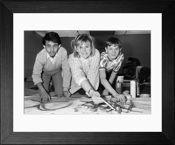 Framed Print : Yorkshire Arts Council is funding a scheme for working artists to pass on their Framed Print : Yorkshire Arts Council is funding a scheme for working artists to pass on their
